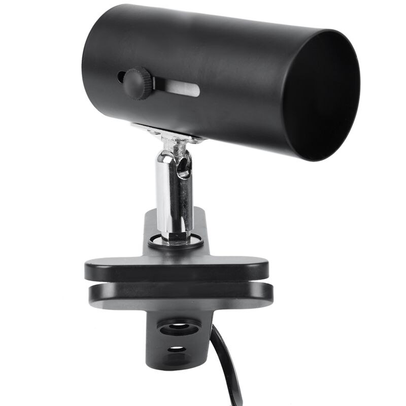 Nw-02 Reptilien Licht Mit Klemme Keramik Wärme Emitter Unterstützung Infrarot Lampe (Eu-stecker)-Schwarz