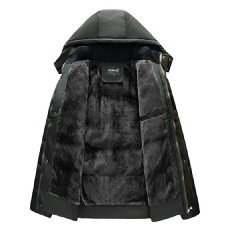 Dad winter jacket middle-aged and elderly men's winter jacket middle-aged men's warm cotton jacket grandfather Down jacket