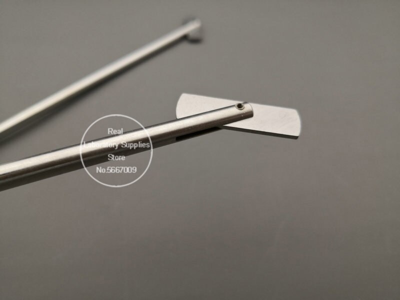 1pcs lab stainless steel paddle straight movable blade for stirrer mixer blender laboratory equipment