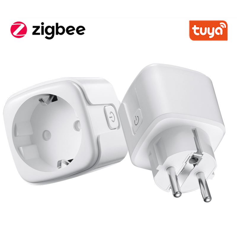 Smart Tuya ZigBee Power Plug Outlet Smart Life App Remote Control Timer Energy Monitor Outlet Works With Alexa Google Home
