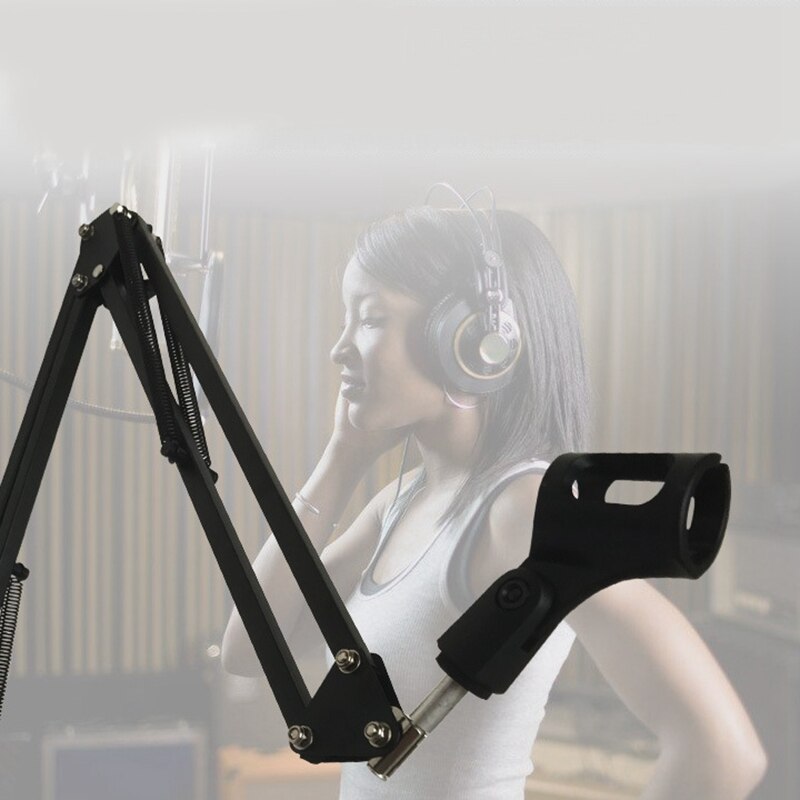 Recording Microphone Holder Stand Clip Mic Adjustable Suspension Boom Table Bracket with Shock Holder Mount for Microphones