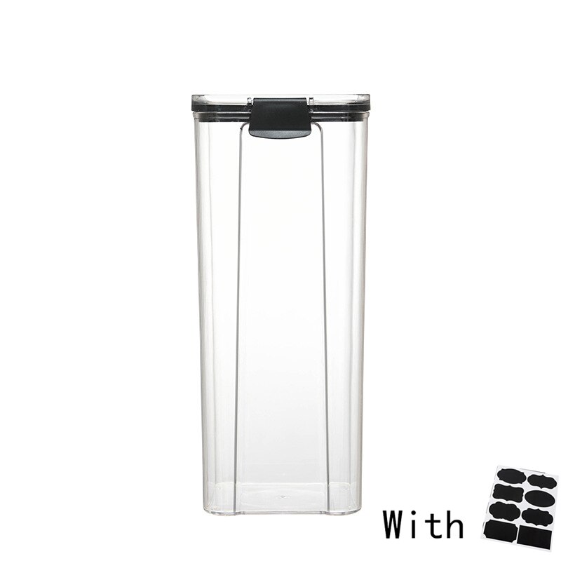 Kitchen Organizers for Pantry Storage Containers Kitchen Fridge Organizer Jars With Lid Plastic Storage Container Spices Boxes: 1800ml