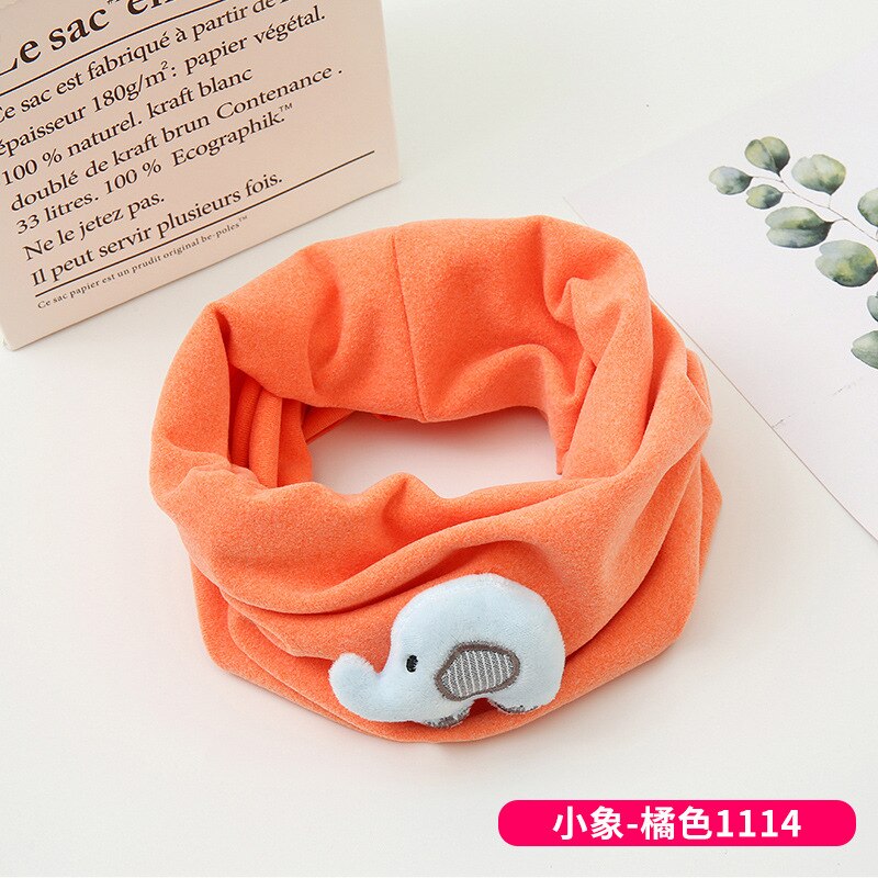 Herfst Winter Kinderen Katoenen Sjaal Winddicht Baby Warm Sjaal Cartoon Kids Uitlaten Lcasual Jongens Kraag Meisjes Halsdoek: B18