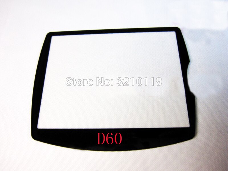 5 STKS Lcd-scherm Etalage (Acryl) Outer Glas Voor NIKON D60 Screen Protector + Tape