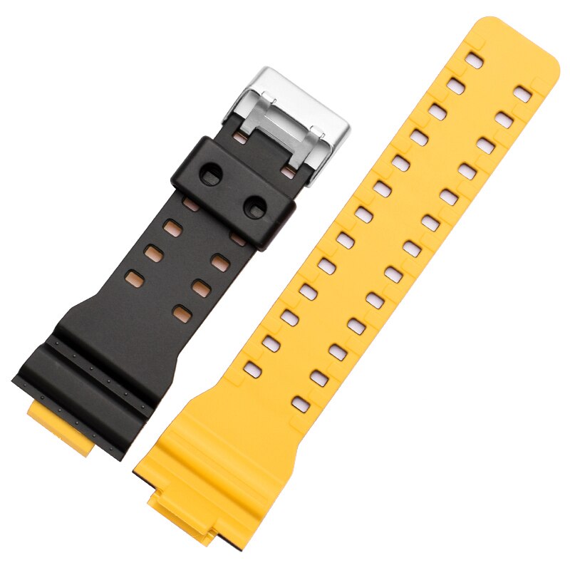 Correa de silicona para reloj Casio, G-SHOCK, GA-110, GD-100, resistente al agua, repuesto de goma para pulsera deportiva, accesorios para reloj