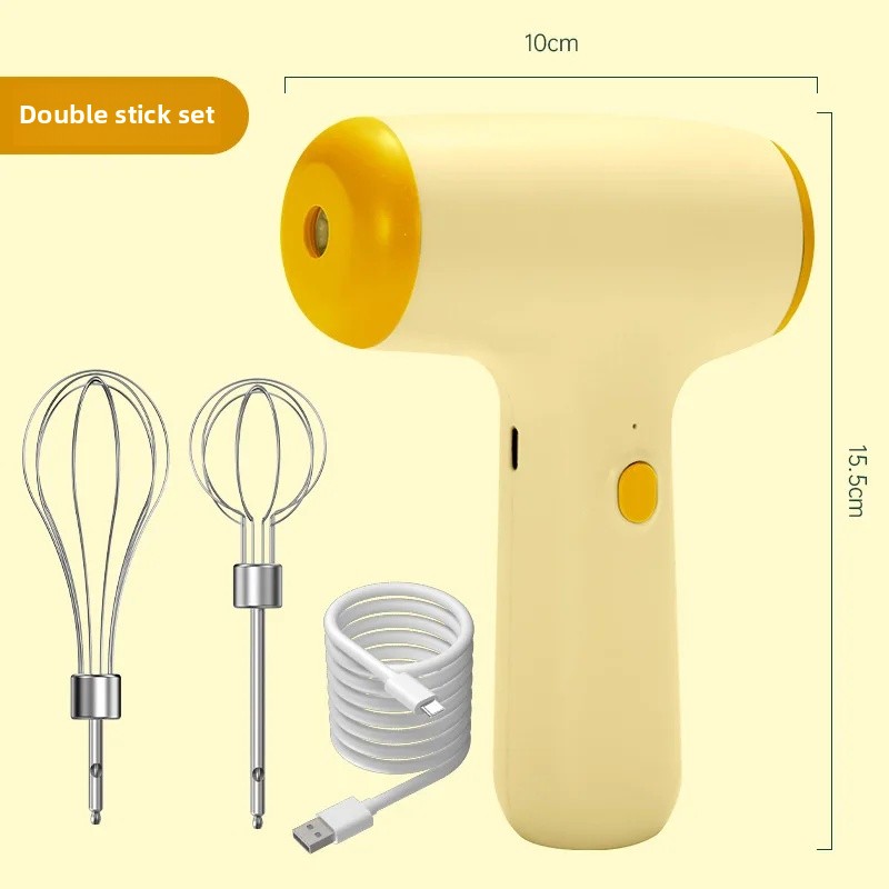 Tragbarer kabelloser elektrischer Schneebesen, Mini-Küchenmixer zum Backen von Creme, Aufladen von Haushaltsgeräten aus dem Festland China: green / 1.6-1.8L