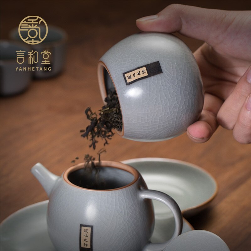 Keramische Pot Thee Opslag Container Organizer Koffie Container Opslag Thee Bus Keramische Caja Para Te Thee Container BA6