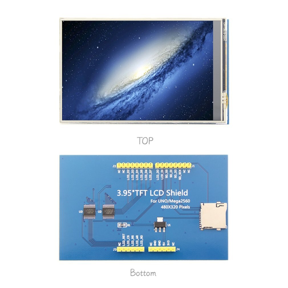 3.95 inch tft lcd-touchscreen 480 x 320 ch340g mega 2560 r3 -bord voor arduino-vervangingsscherm
