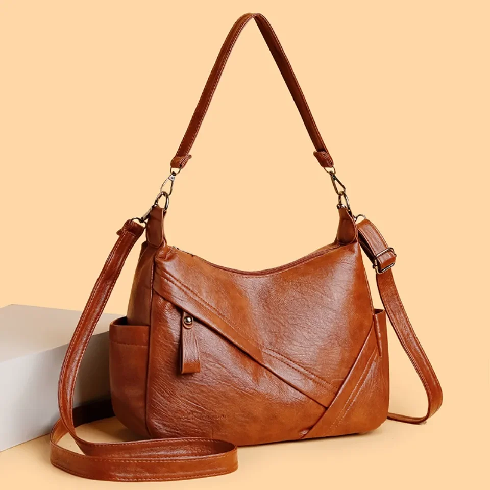 Dames Handtassen, Mode Dames Crossbody Tassen Retro Grote Capaciteit Schoudertassen Dames Messenger Bag