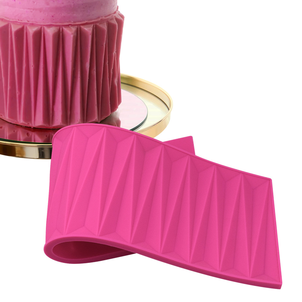 3D Origami Silicone Cake Lace Mold Fondant Moulds Cake Decorating Tool Border Decoration Lace Mold kitchen Bakeware