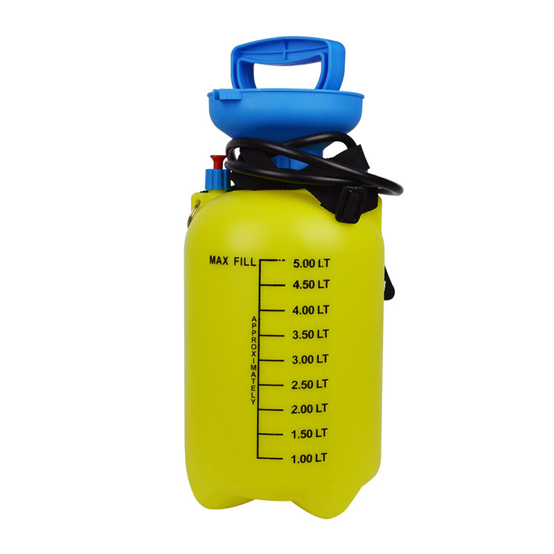 5-8L Portable Outdoor Garden Pressure Sprayer Tree Flower Manual Watering Can With Spraying Adjustable Nozzle