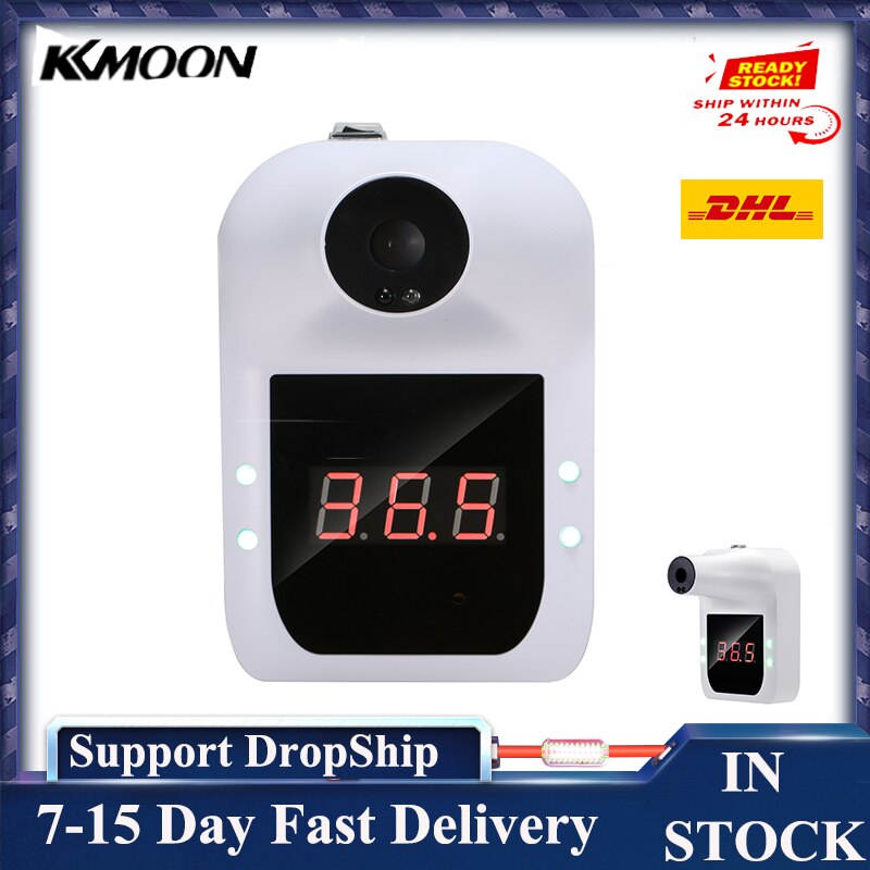 Non-contact IR Infrared Sensor Forehead Hanging Wall Mount LCD Digital Infrared Thermometer High Precision Temperature: type 2