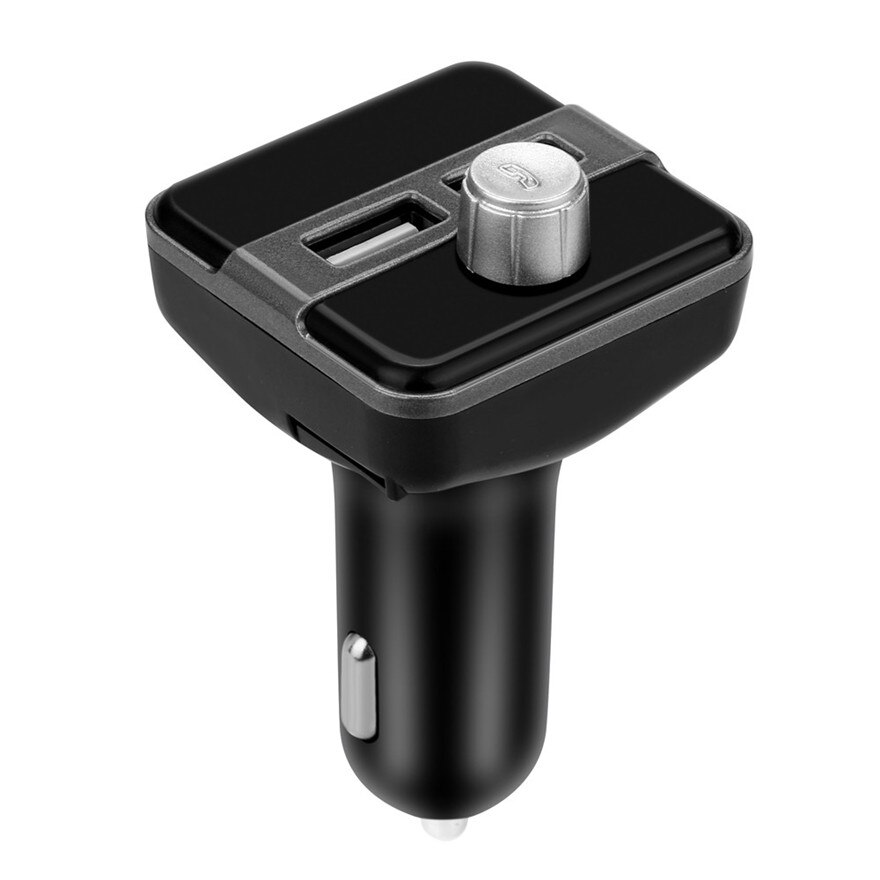 BT20B Bluetooth FM LCD Transmitter Wireless MP3 TF Radio Adapter USB Charger Car Kit Black Durable Practical l0430