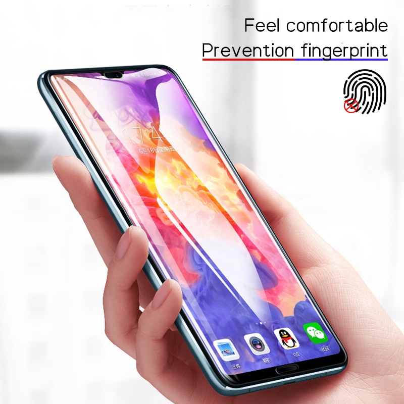 9D Full glue tempered glass on honor 10 lite 9 light screen protector For huawei honor 8s 8c 8x 10i 20 pro 9x safety protective