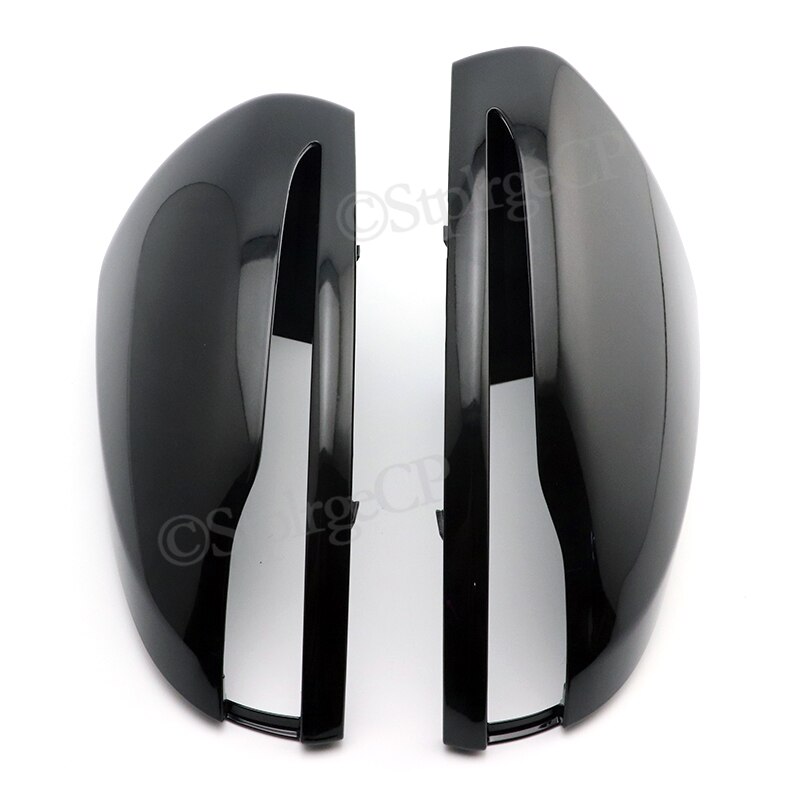 Cubierta de espejo retrovisor de coche, embellecedor LHD negro brillante para mercedes-benz Clase C W205 Clase E W213 glc-class X253 Clase S W222 ABS