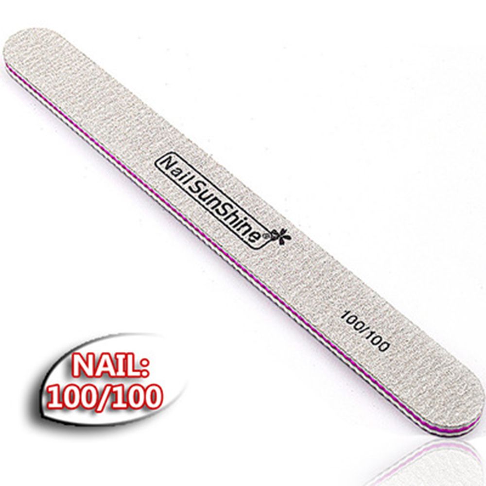 Lime à ongles professionnelle, 1 pièce, papier de verre, forte et épaisse, tampon pour manucure, outils de ponçage, Lime 80/100/150/180/240: A1