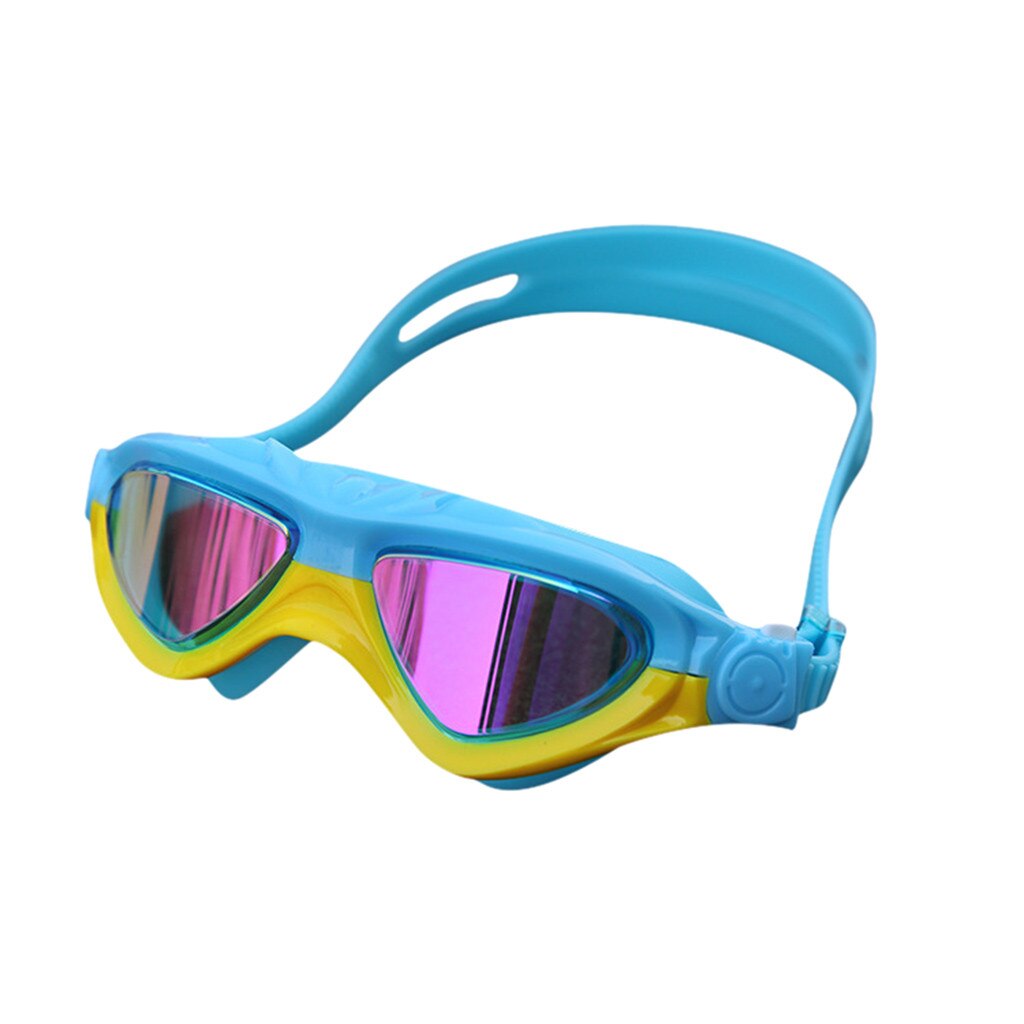 Kinderen Non-Condens Anti Uv Zwemmen Goggle Bril Verstelbare Oog Beschermen: YELLOW 