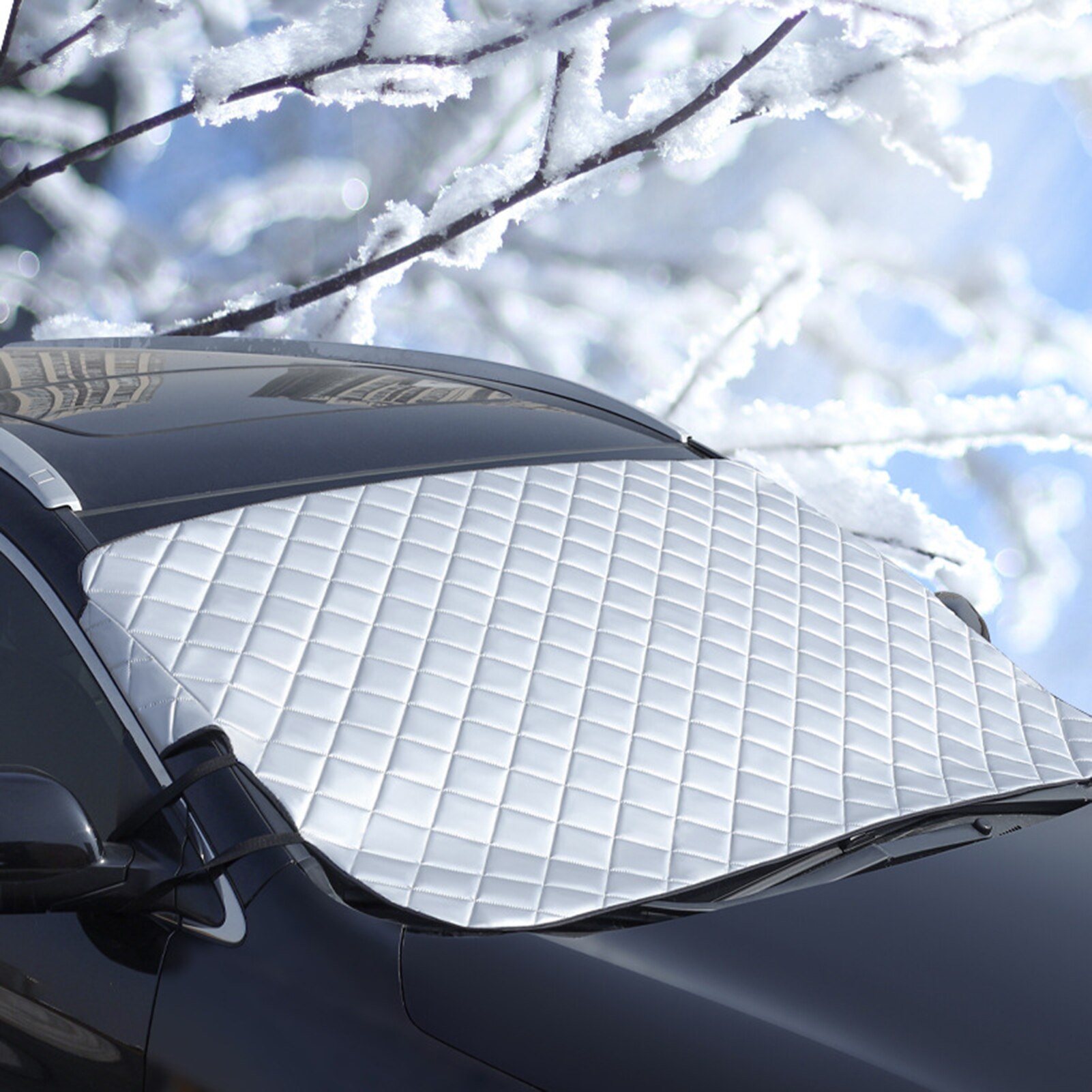 Auto Voorruit Cover Anti Sneeuw Vorst Ijs Voorruit Dust Protector Heat Zonnescherm Ijs Grote Sneeuw Dust Protector Auto Covers