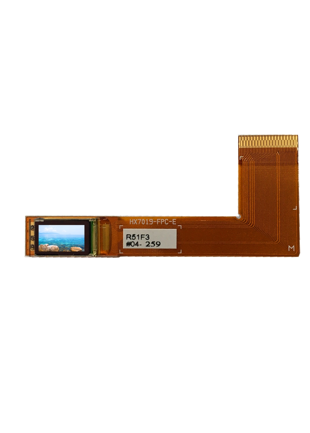 Tout HX7019 640 × 360 0.38 "couleur filtre LCOS module HX7019-FPC-E écran LCD de projection