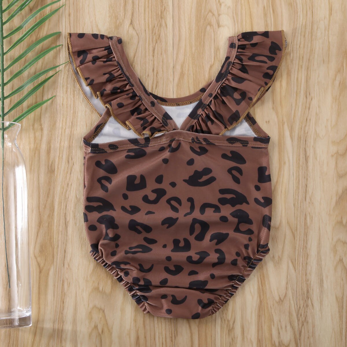 Summer Swimsuit Kids Baby Girl Leopard print Swimming Costume One Piece Swimwear Outfits