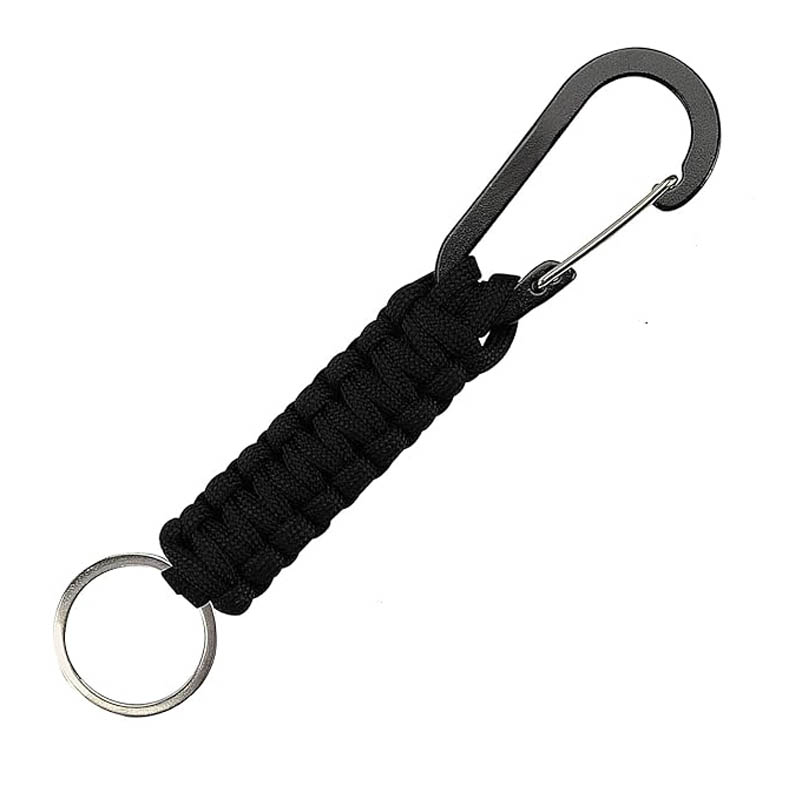 Regenschirm-Seil-Schlüsselanhänger mit Klettverschluss für Tarnung-Schlüsselanhänger, Messer, Taschenlampe, draussen-Camping-Rucksack