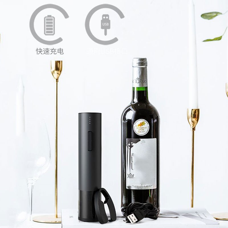 Abridor de botellas automático, sacacorchos eléctrico para vino tinto, herramientas de Bar, accesorios de cocina
