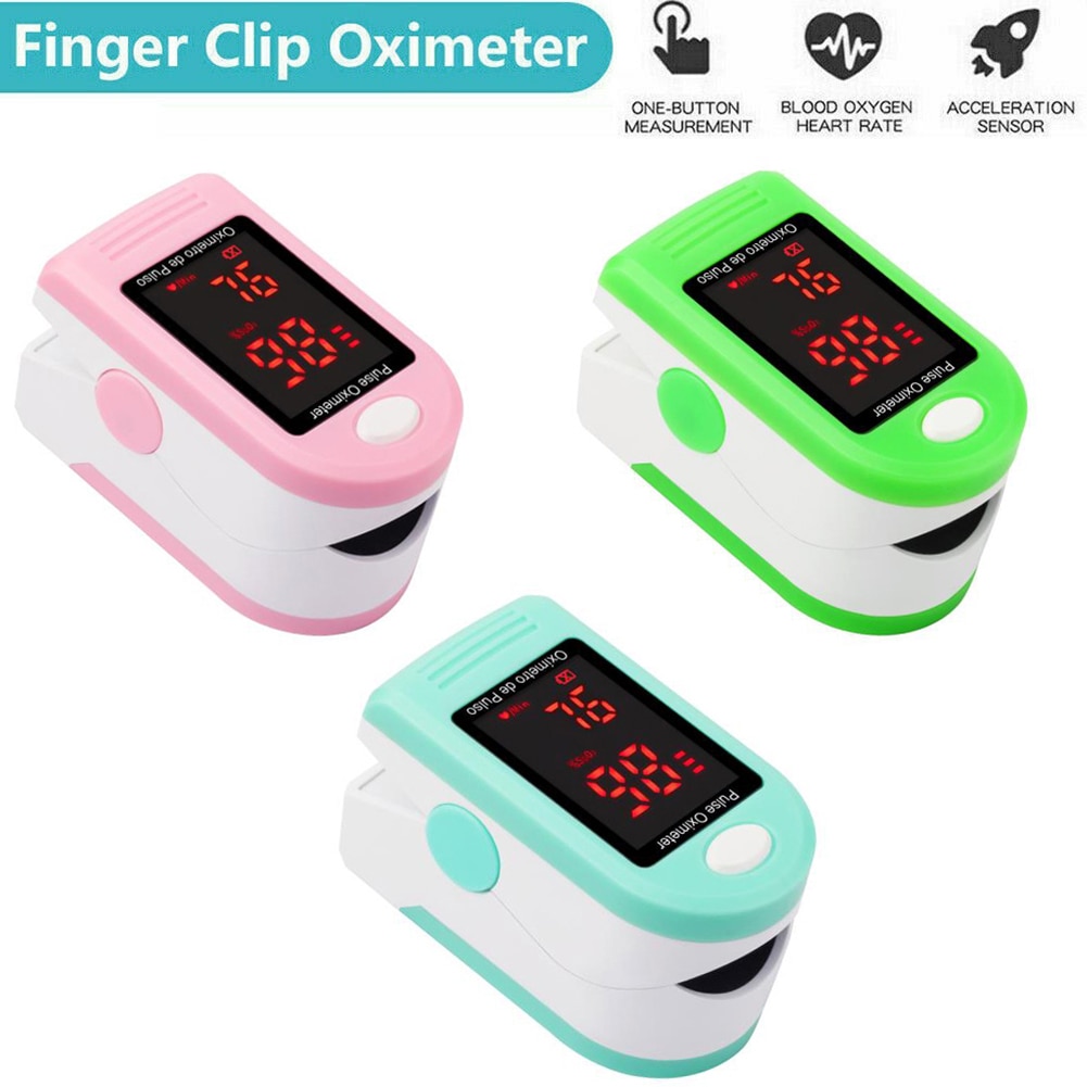 Led finger puls oximeter blod puls iltmåler pulsoximeter blod ilt oximetri saturation måling måler sundhedsmonitor