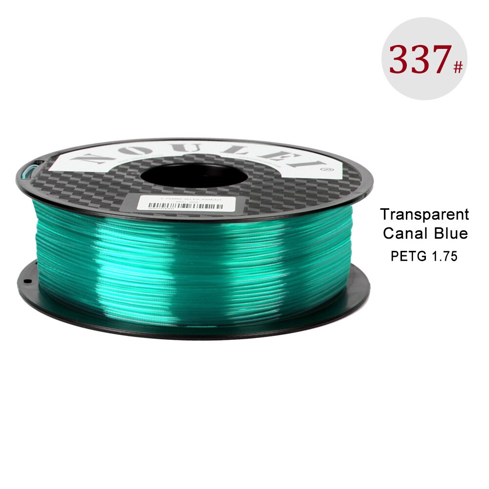 Noulei petg filament 1.75mm plast 3d tryck filament petg 1kg höghållfast 3d tryckmaterial: Tran-violett