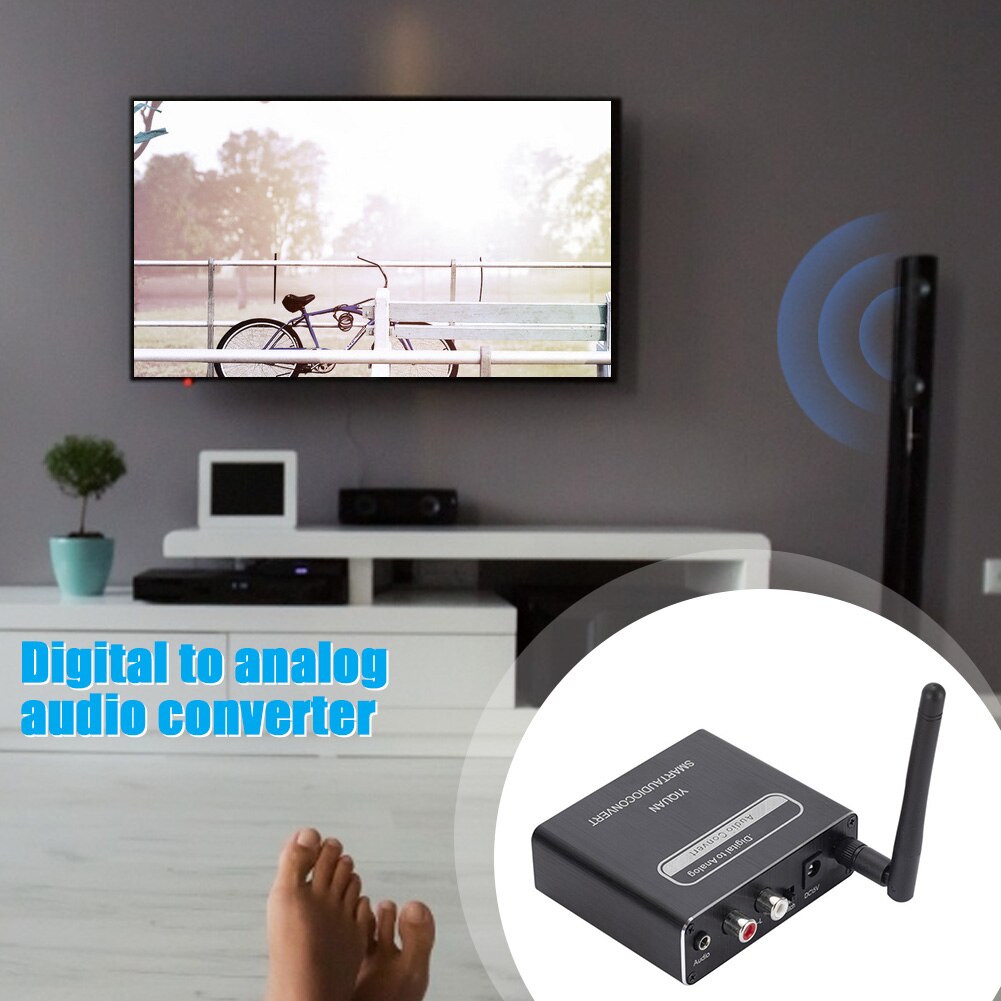 Digital-Analog-Konverter Adapter Bluetooth DAC Gremium Optische Fiber koaxial Audio- Klang Decoder