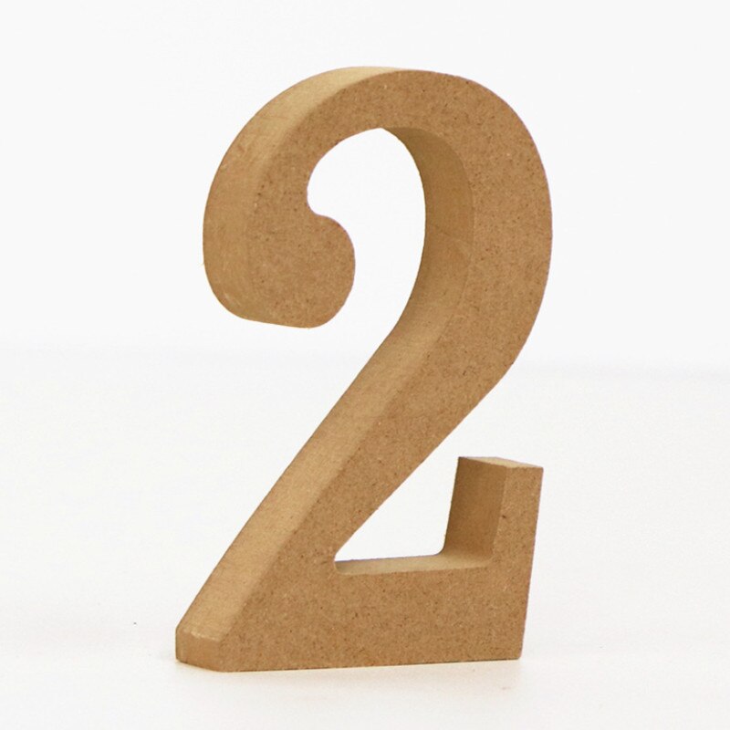 DIY 10cm Wood Color Letters Alphabet Word Letter Art Crafts Free Standing Name Party Wedding Home Decor Year Surprise: black