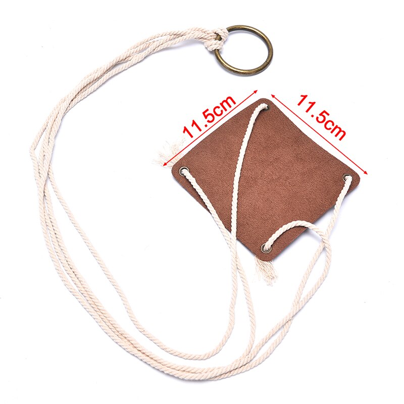 Skórzany wieszak na rośliny wisząca donica uchwyt na doniczkę Dom dekoracje na rośliny doniczkowe soczyste kaktus: S