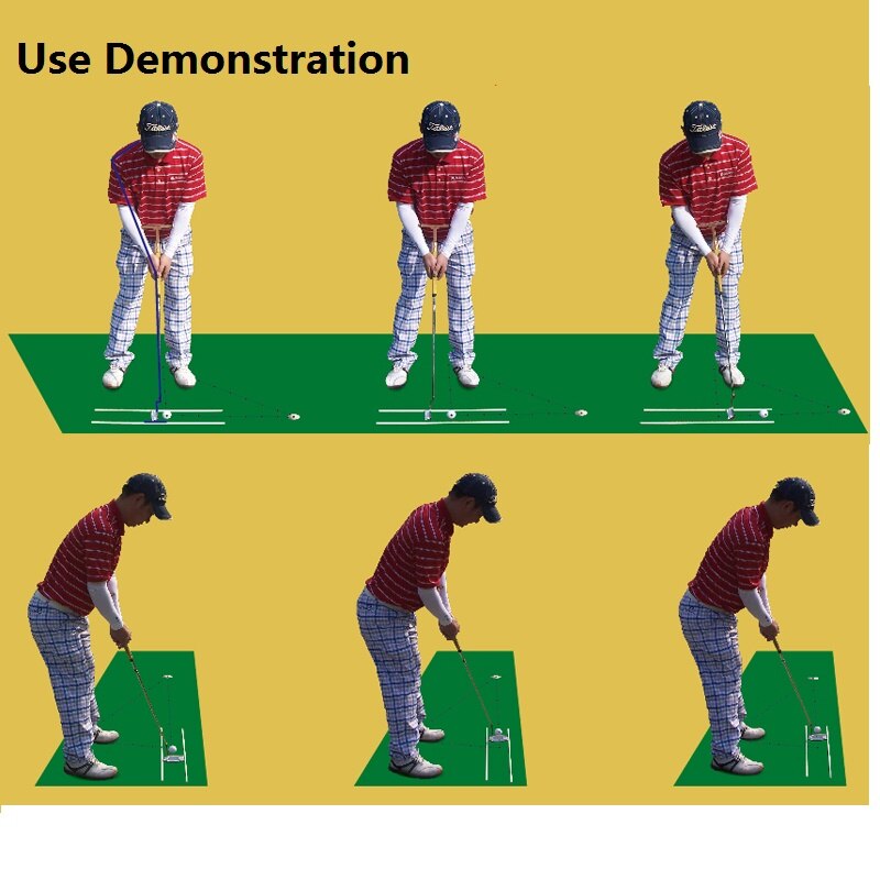 Golf putting trainer putter hulpmiddel vaste putting houding standaard putting houding hulpmiddel putting pols fixer
