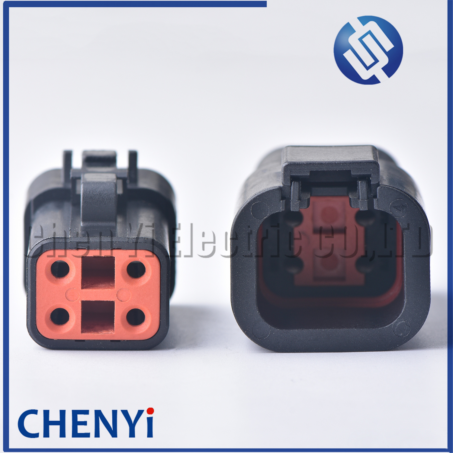Black DTP series 4 Pin Male Female Automotive Waterproof Connector Plug DTP06-4S DTP04-4P For cummins ECM Power Connector Module
