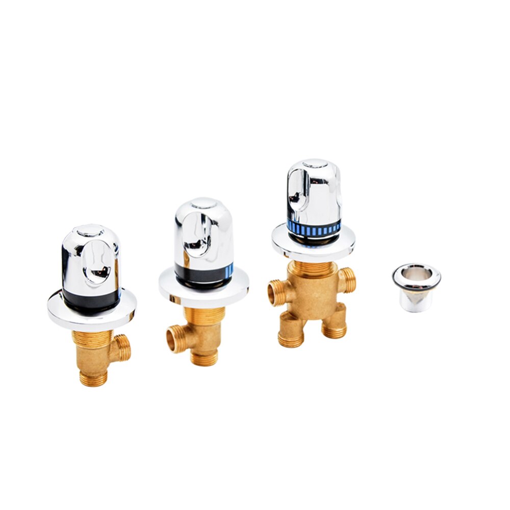 Brass Bathtub Waterfall Tap Diverter 2 Way Switch Control Valve For Shower Mixer Faucet Shower Bath Cascade Waterfall Bathroom