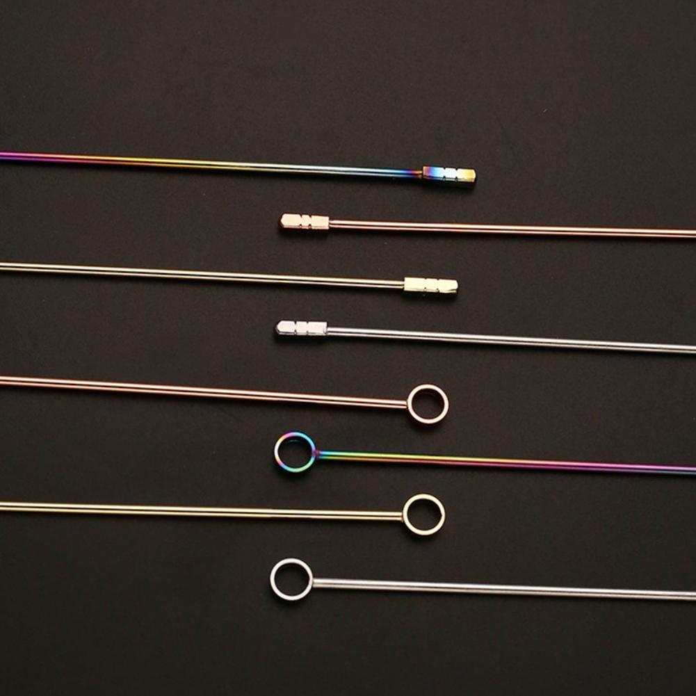 Palitos para fruta de acero para cóctel, herramientas para Bar, varilla para mezclar bebidas, Martini, púas, accesorio para y boda