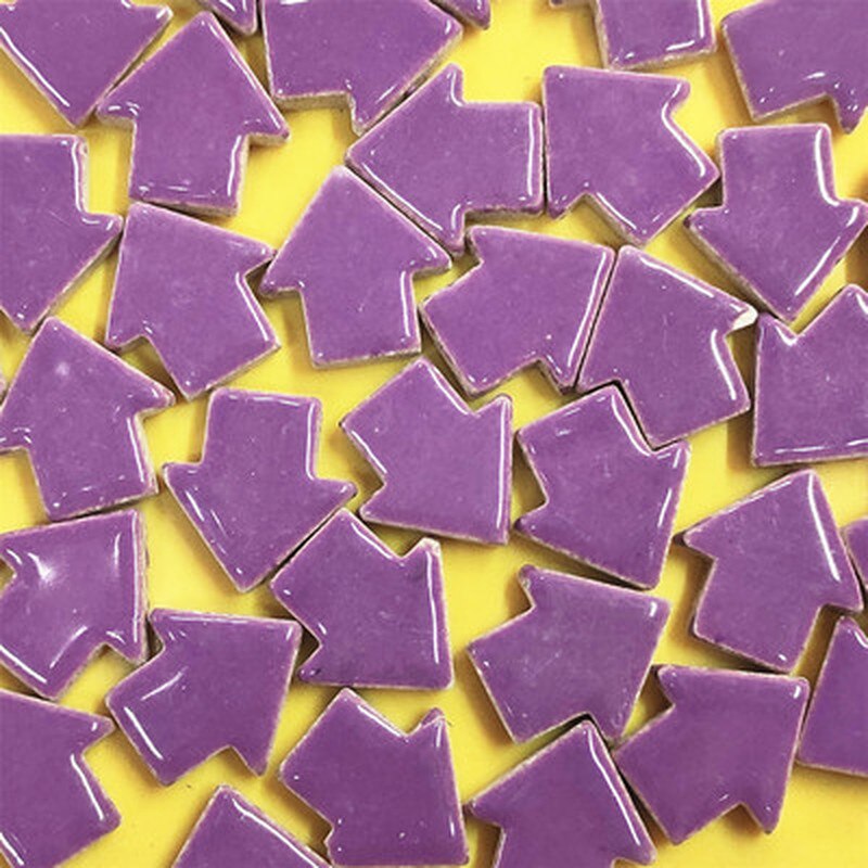 10 stk lilla mosaik fliser sten håndværk væg dekorativ mosaik fremstilling materialer gør-det-selv børn puslespil uregelmæssig hjerte mosaik fliser