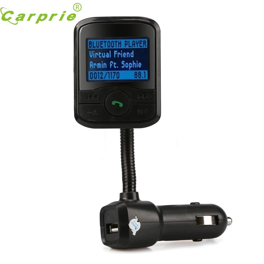Car-styling LCD Car Kit MP3 Bluetooth Player FM Transmitter Modulator SD MMC USB Remote or6