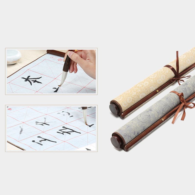 Genanvendelig kinesisk kalligrafi vand skrivende klud børste pen bogbog bogmærke sæt