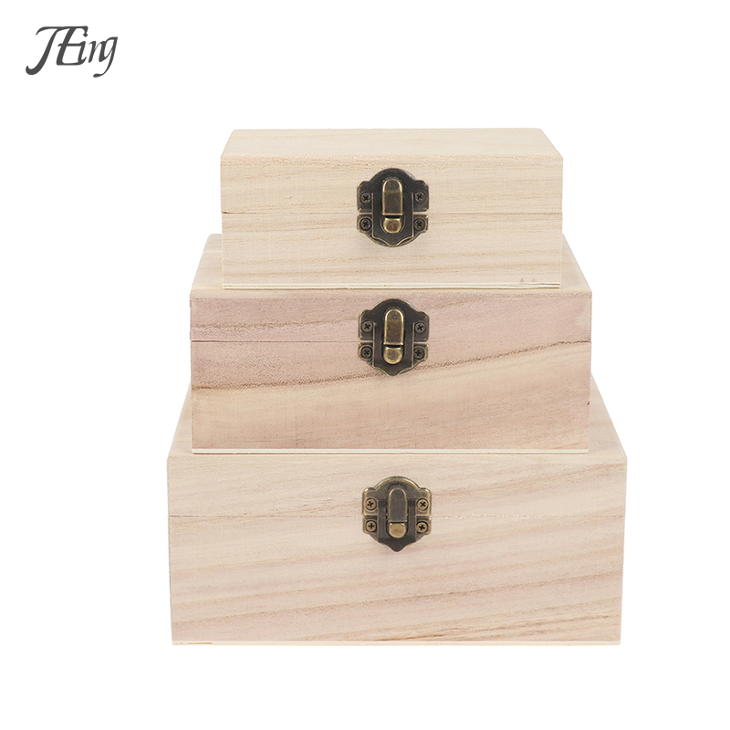 Caja organizadora de joyería Retro, estuche de almacenamiento de concha de madera Natural de escritorio, decoración del hogar, Cajas de de madera hechas a mano, , 1 unidad