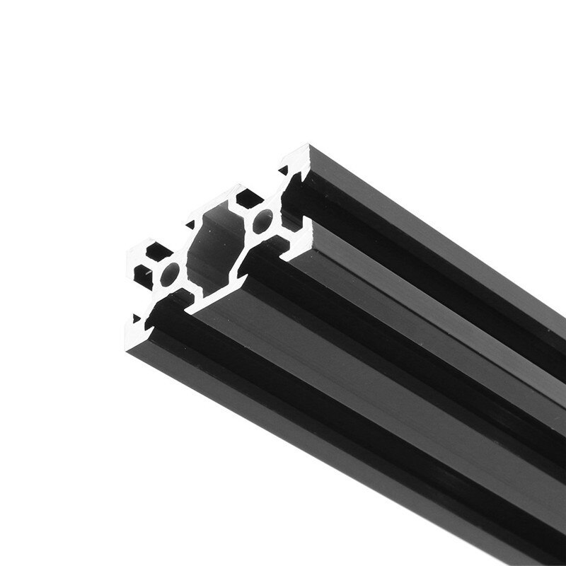 1Pc V-Slot 2040 Zwart Geanodiseerd Aluminium Profiel Eu Standaard Extrusie 200-500Mm Lineaire Rail Voor cnc 3D Printer Houtbewerking