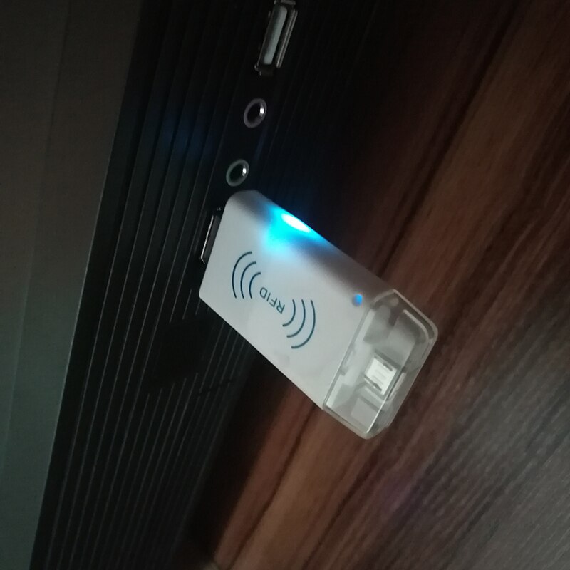 Double USB Rfid Card Reader for Android window system mini size Micro USB 125khz Rfid Reader