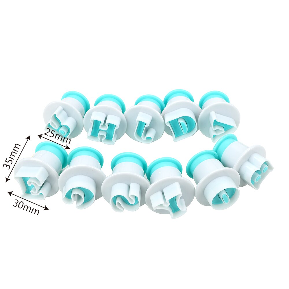 26/10 Pcs/Set Plastic Zuiger Cookie Chocolade Cutter Bakvorm Nummers Bovenste &amp; Kleine Letters Alfabet Fondant Cake Decoratie