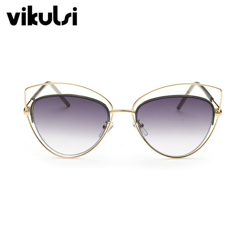 gafas de sol de espejo rosa de gran tamaño ojo de gato Vintage mujeres gafas de sol de mujer gafas de sol de señora al por mayor