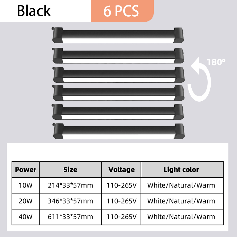 Led pista de luz decoração do quarto para o quarto sala estar holofote escritório loja roupas casa conjunto ferroviário luminária teto: Luz amarela / Marfim