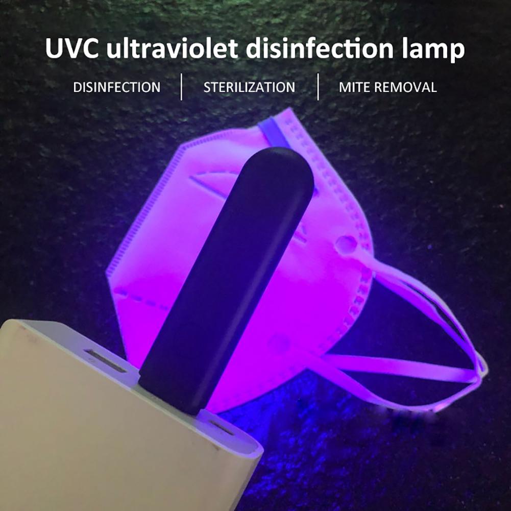 Ultraviolet Germicidal Light Portable Handheld USB Rechargeable UVC Sterilizing Lamp Kill Dust Mite UV Lamp For Home Hospital