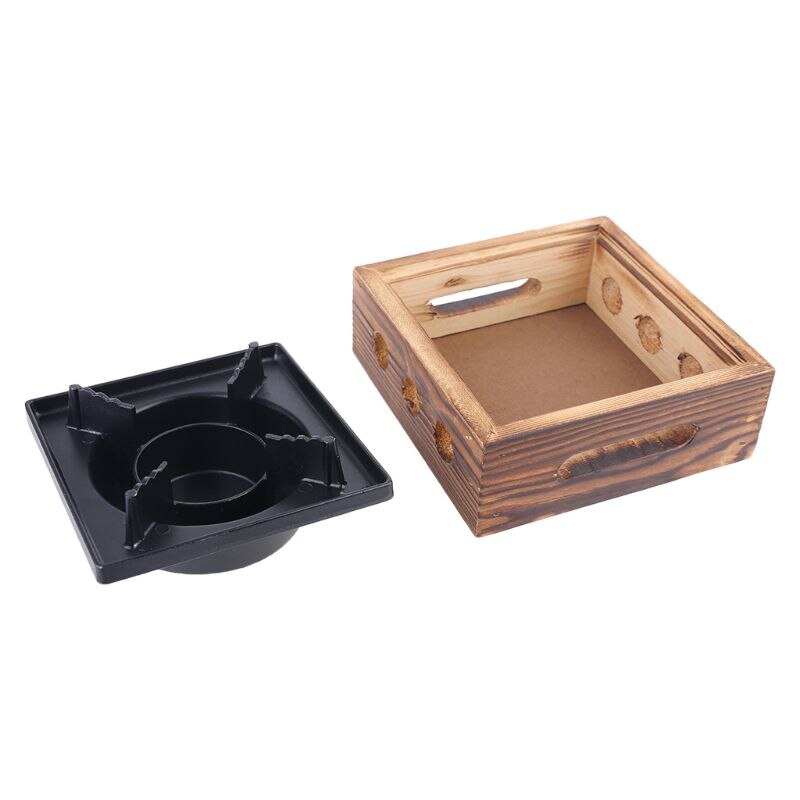 2022 Portable Aluminum alloy square commercial solid alcohol stove household old Dry stew pot