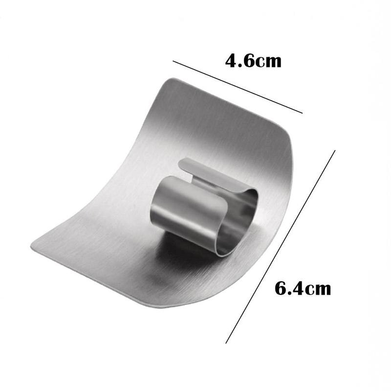 1PC osłona na palce chroń palec ręcznie cięte ochraniacz na dłoń narzędzie tnące stal nierdzewna statek kuchnia upuść palec K Q1H9