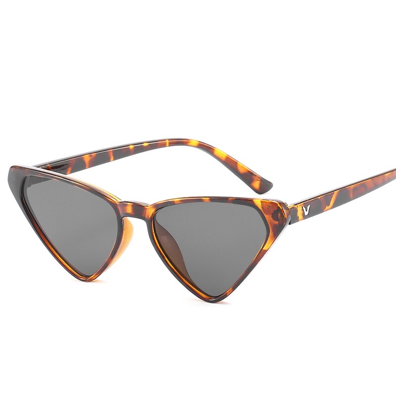 Cat eyes wandelzonnebril dames retro vintage zonnebril heren toerisme auto zonnebril casual acryl  uv400: 11-bj5195-c2