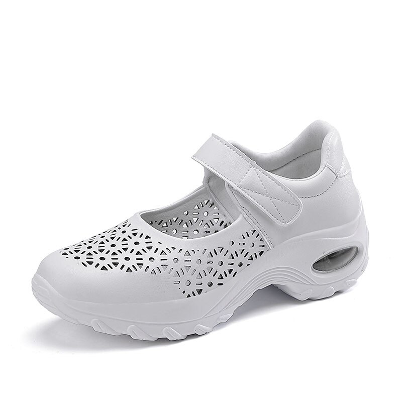 Kvinder sport toning swing sko åndbare damer walking sneakers udendørs sort hvid kvinder højde stigende sko