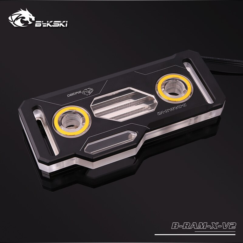 Bykski B-RAM-X-V2 RAM Liquid Cooling Kit with 5v RGB 2Dimms/4Dimms